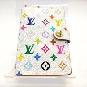 Louis Vuitton LV Diary Cover White Monogram MultiColor 450-070325